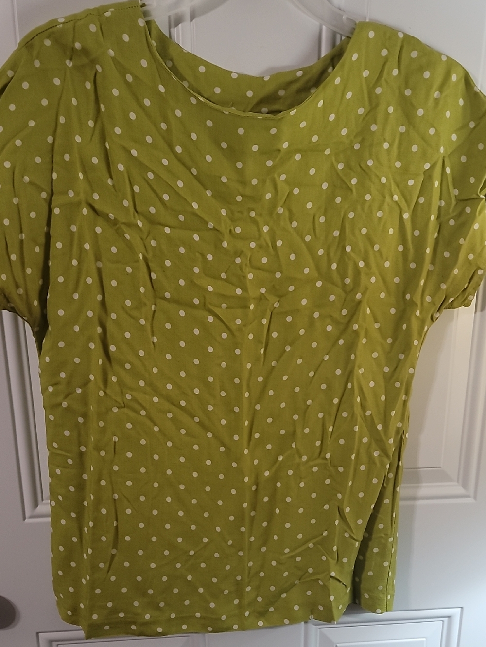 Women’s Polka Dot Short Sleeve Top